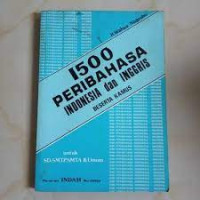 Image of 1500 peribahasa indonesia dan inggris beserta kamus