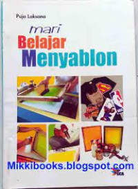 Image of mari belajar  menyablon