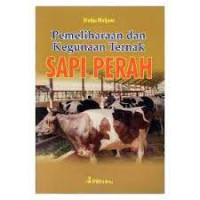 Image of pemeliharaan dan kegunaan ternak sapi perah
